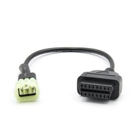 Adaptateur de connecteur de câble de connexion Obd2 6 broches à 16 broches pour motos KTM utilisées pour le scanner OBD2