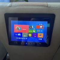 Jok belakang Bus nirkabel, Monitor sandaran kepala Android mobil 9 inci 4g 64gb layar Ips dudukan belakang hiburan 32G 16g