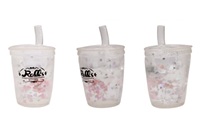 Couverture de tasse décorative personnalisable en TPR souple, anti-stress, en forme de tasse de thé au lait, design créatif, cadeau stimulant pour les jeunes