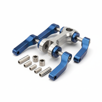 Connecteur de pied de robot en aluminium usiné CNC, composants anodisés de précision pour l'assemblage de robots quadrupèdes