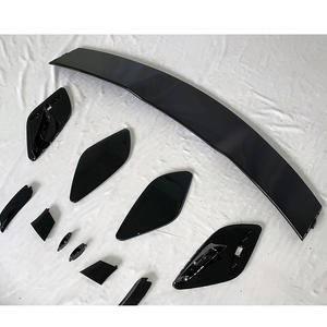 Aileron de toit d'aile de coffre arrière à pont unique noir brillant ABS de haute qualité Plug and Play pour Mercedes Benz <span class=keywords><strong>GLA</strong></span> classe X156 2013-2018 - Product Image 3