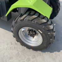 TIANTONG 500kg Elektrischer Allradlader Mini Knickgelenkter Hoflader mit Lithium-Batterie Bestes Angebot