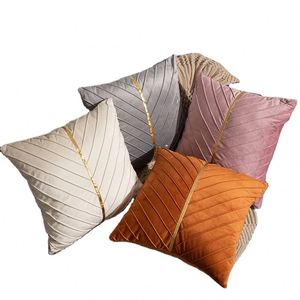 Funda de Almohada de Terciopelo Holandés para Sala de Estar, Cojín de Sofá, Soporte Lumbar de Oficina, Excelente Artículo Promocional para Fiestas - Product Image 2