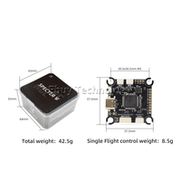 HGLRC SPECTER F722 Pro MPU6000 Gyro pengendali penerbangan OSD Barometer kotak hitam Dual BEC DJII HD VTX gaya bebas balap FPV FC Drone