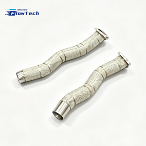 Tubería de Escape de Alto Rendimiento para Aston Martin DB11 4.0T V8 5.2T V12, Soldada con TIG, Ajuste Directo con Protector Térmico - Product Image 1