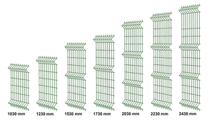 Clôture Courbe 3D Sécurisée à Installation Facile, Galvanisée et Revêtue de PVC pour Jardin et Ferme - Product Image 6