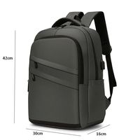 Sac à dos personnalisé grande capacité pour garçons, étudiants, adolescents, voyages, extérieur, avec fermeture éclair en polyester, imperméable, design unisexe avec port USB