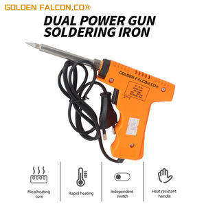 Pistola de <span class=keywords><strong>Soldar</strong></span> <span class=keywords><strong>con</strong></span> Control de Temperatura y Interruptor Ajustable, Juego de Herramientas de Soldadura de <span class=keywords><strong>Estaño</strong></span> - Product Image 6