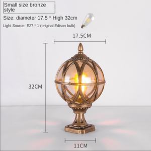 Moderno IP65 impermeable LED Pilar luz columna de acero inoxidable para jardín al aire libre valla Villa paisaje decoración y puerta - Product Image 6