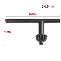 10/13/16mm perceuse mandrin clé clé électrique perceuse à main accessoires en acier au carbone bricolage Grade OEM personnalisable outil à main