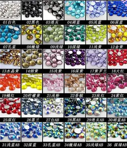 Diamantes de imitación para decoración de uñas, Cristal Ab de alta calidad, sin adhesivo, parte trasera plana, venta al por mayor