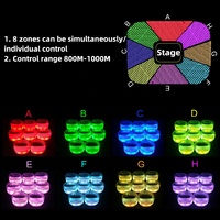 Bracelet en silicone personnalisé Longstargift avec éclairage RGB, télécommande 2.4G pour les concerts Kpop, fournisseur de marchandises promotionnelles