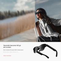 Lunettes intelligentes Air 4 Pro BT AR HDR anti-lumière bleue 800W, anti-tremblement, double microphone, suppression du bruit, traduction vocale, moulage privé