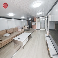 Prêt à l'emploi 20Ft 30Ft 40Ft Conteneur préfabriqué Maison extensible à vendre Maison préfabriquée pliable en acier léger Villa 2 Bedroom