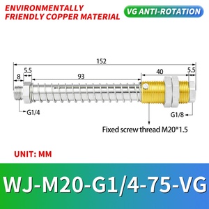 อุปกรณ์เสริมถ้วยดูดสุญญากาศแบบมือจับ FSTE พร้อมตัวกันหมุน AGVG25/50/75-G1/4 - Product Image 4