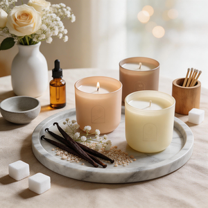 AIKUN Customized Box Design Large Strong Scented Oil <strong>Candle</strong> Home Decoration Custom Soy Wax Glass Jar Scented <strong>Candle</strong> - Product Image 2