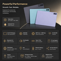 Tablet Android 14 4G LTE 10,95 Inci 6GB 128GB 1920 X 1200 Deca Core 7200mAh GPS Bisnis OEM ODM