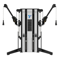 Machine de fitness multifonctionnelle professionnelle pour entraînement complet du corps, à double câble croisé, vente en gros directe usine
