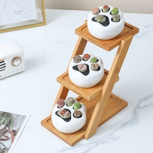 Маленький керамический горшок для растений с мультяшными животными - Product Image 5