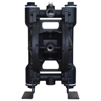 Pompe à diaphragme pneumatique en alliage d'aluminium DN20 3/4" à déplacement positif 57L/min pour transfert d'huile, d'eau et de liquides, compatible OEM