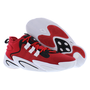 Scarpe da basket unisex Adidas SM BYW Select NCAA Rosse Bianche Nere - Product Image 4