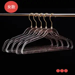 Plastic Hangers Acrylic Clear Skirts Hangers Crystal Trousers Acrylic Dresses Hangers