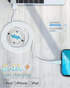 Cables de <span class=keywords><strong>Carga</strong></span> para Apple, Cargadores para <span class=keywords><strong>iPhone</strong></span>, Cable de <span class=keywords><strong>Carga</strong></span> Rápida para <span class=keywords><strong>iPhone</strong></span> 12/11/14Pro/11Max/ X/XS/XR/XS Max/8/7 iPad - Product Image 3