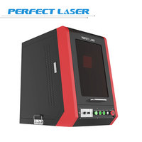 Máquina de Marcado Láser de Fibra Cerrada Weihong, Nueva, con Enfriamiento por Aire CNC, Compatible con DXF, para Joyería y Botones