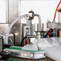 Ligne de production automatique de remplissage, de bouchage et d'étiquetage de flacons de gouttes pour les yeux de 5 ml, remplisseur de liquides ophtalmiques de haute précision