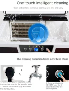 30-40kg Petites machines à glaçons <span class=keywords><strong>2</strong></span> en 1 à usage domestique et commercial pour pépites de glace pouvant ajouter manuellement de l'eau et automatiquement - Product Image 5