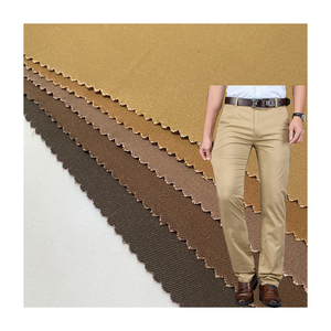 도매 짠 20x16 + 70D 250gsm 코튼 스트레치 능 직물 염색 직물 코트