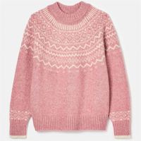 Großhandel Custom Long Fall Fashion gestreifte Frau Winter Weihnachten Pullover Baumwolle gestrickt Casual Style mit Front Logo