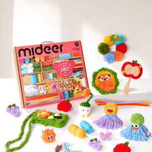 Mideer <span class=keywords><strong>Kit</strong></span> Magico per Lavorare a Maglia e Uncinetto, Set Completo di Filati per Bambini per Creare Borse e Accessori - Product Image 1