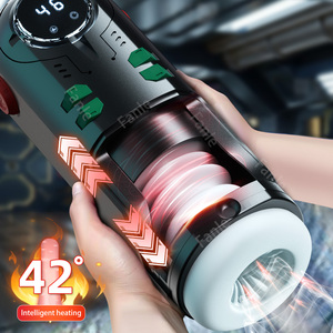 Masturbador Masculino Automático, Copa Telescópica con Succión y Calor, Máquina de Vibración y Empuje, Juguete Sexual - Product Image 2