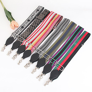 Bolso Bandolera para Mujer, Nuevo Estilo, con <span class=keywords><strong>Correa</strong></span> Ancha de Cuero Ajustable, Diseño de Rayas Coloridas - Product Image 2