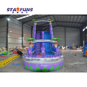 Commercial Giant Marble Palm Inflatable Castle Water <strong>Slide</strong> for Adults Bounce House Water <strong>Slide</strong> for Kids Model <strong>Number</strong> Bouncy - Product Image 5