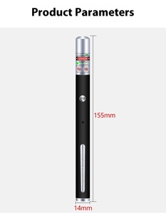 USB Rechargeable High Power Aluminum Alloy Red/Green <strong>Laser</strong> <strong>Pointer</strong> 2000M Range for Outdoor Hiking Feline Entertainment Pet Toy - Product Image 6