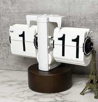 Horloge à affichage rotatif en gros pour la photographie et la vidéo, accessoire de décoration de bureau