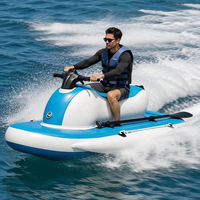 Aufblasbarer Elektrischer Jet-Ski Tragbarer Motorisierter Wasser-Scooter Hochgeschwindigkeits-Wassersportgerät für Strand und See