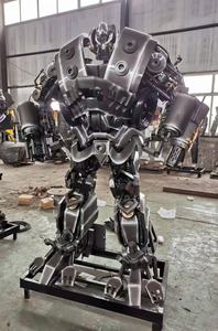 Statue réaliste de <span class=keywords><strong>Megatron</strong></span> Transformer de 3 m de haut, grande sculpture de robot en métal pour parc à thème et exposition commerciale - Product Image 2