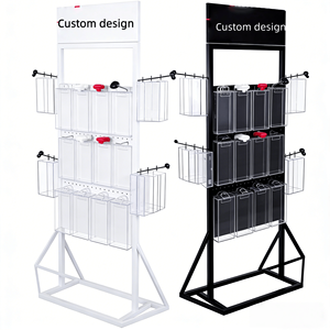Exhibidores Metálicos Resistentes de Piso a Techo con Personalización de Diseño y <span class=keywords><strong>Accesorios</strong></span> para Teléfonos Móviles para Tiendas - Product Image 3