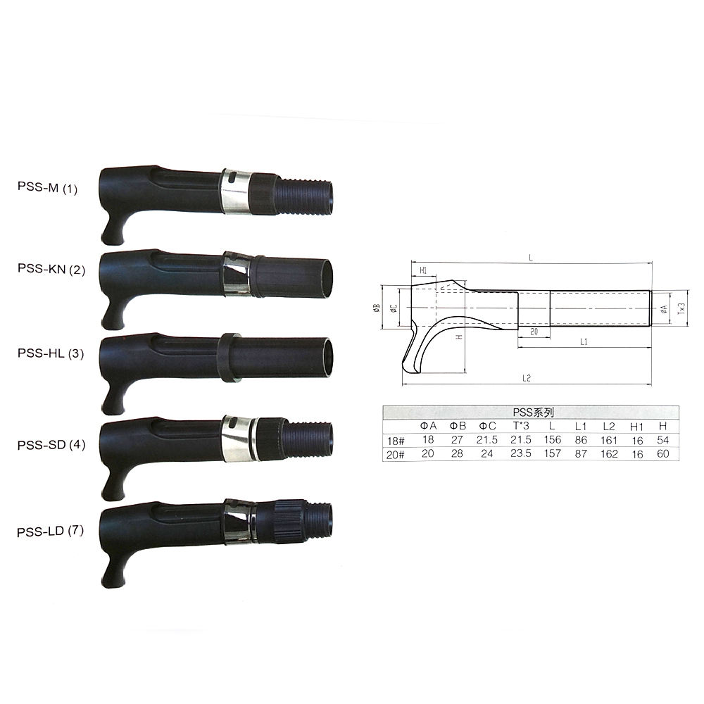 PSS SD PB (Corps Nature noir, Capot argent poli)