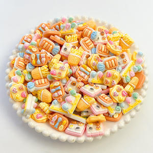 Mignon mini mixeur à pain en forme de four ustensile de cuisine coloré ensemble de breloques en résine pour bricolage artisanat accessoires de breloques - Product Image 1