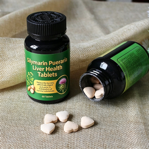 Comprimés de soutien hépatique OEM Silymarin Pueraria, formule entièrement à base de plantes, pour le contrôle du foie gras et l'halitose due à la chaleur hépatique - Product Image 4