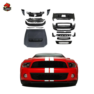 Kit de carrosserie de voiture à un <span class=keywords><strong>prix</strong></span> raisonnable pour Ford <span class=keywords><strong>Mustang</strong></span> 2010-2012 Mise à niveau vers le kit de carrosserie de calandre de capot de pare-chocs avant et de pare-chocs arrière de style <span class=keywords><strong>GT500</strong></span> - Product Image 1