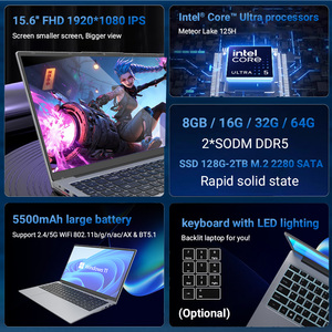 15.6 "cơ thể kim loại máy tính xách tay Type-C PD RJ45 Wi Fi 6 vân tay doanh nghiệp văn phòng kinh doanh sự riêng tư máy ảnh máy tính xách tay Máy tính để bán - Product Image 6