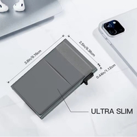Dompet Kartu RFID Pop Up TILONSTAR TWM116a dengan Kantong Uang, Hadiah Bisnis