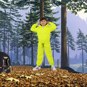 Ensemble de survêtement sportif pour homme en polyester/coton polaire, nouveau modèle d'hiver, décontracté, jogging, thermique, respirant, avec caractéristiques élastiques - Product Image 3