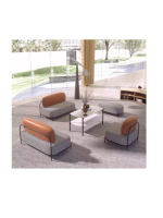 ;Fauteuil d'appoint moderne jaune rembourré pour salon, avec structure en bois, fauteuil simple