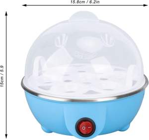 Olla Eléctrica Portátil Mini para Cocina, Electrodoméstico de Cocina Automático de Plástico para Hervir y Cocer Huevos al Vapor - Product Image 4